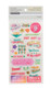 Recollections Planner Stickers:  Warm & Cool Clear Phrase- tarrapakkaus