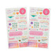Recollections Planner Stickers:  Warm & Cool Clear Phrase- tarrapakkaus