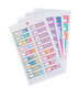 Recollections Fitness Sticker Book -tarrakirja