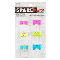 Gold/Bright Bow Charms  -metallikoristeet