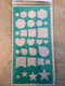 Creative Year Circle Icons stamps & stencil -setti