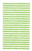 Adhensive Pearls : Light Green 4mm