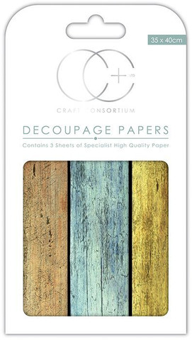 CC Decoupage Paper: Beach Hut
