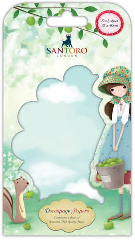 CC Decoupage Paper: An Apple A Day by Santoro