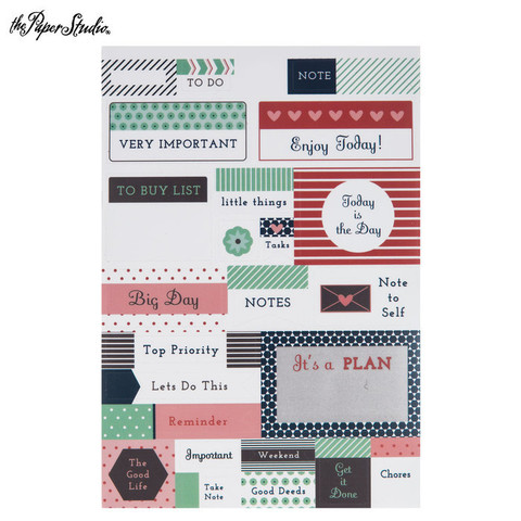 Lazy Weekend Planner Stickers -tarrakirja