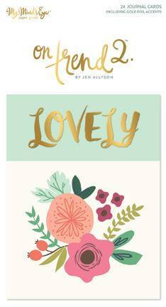 On Trend 2 3x4 Journaling Cards