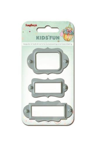 Kids Fun Blue Book Plates  -metallikoristeet
