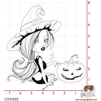 Halloween Witch 2  - leimasin