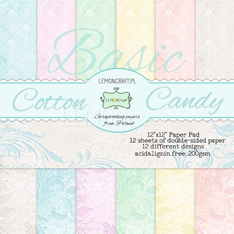 Cotton Candy Basic 12x12 - paperikokoelma