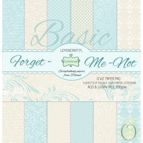 Forget-Me-Not Basic 12x12 - paperikokoelma