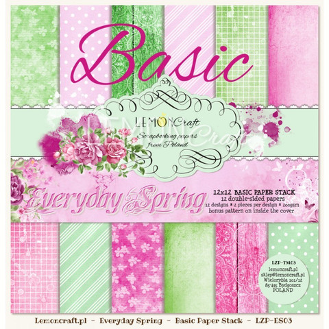 Lemoncraft: Everyday Spring Basic 12x12 - paperikokoelma