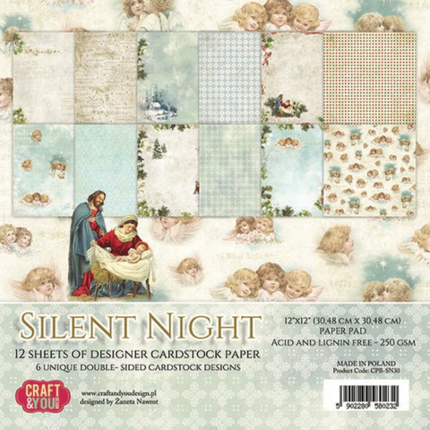 Silent Night 12x12 - paperikokoelma