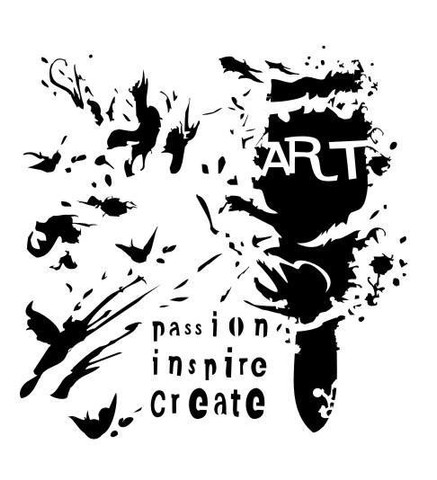 Art Brush 6 x 6 -sabluuna