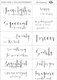 Secret Letters A4 - tarra-arkki