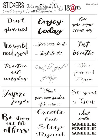 Small Sayings A5 - tarra-arkki