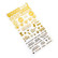 Recollections Planner Stickers:  Uptown Chic Gold Foil Must Do Stickers- tarrapakkaus