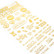 Recollections Planner Stickers:  Uptown Chic Gold Foil Must Do Stickers- tarrapakkaus