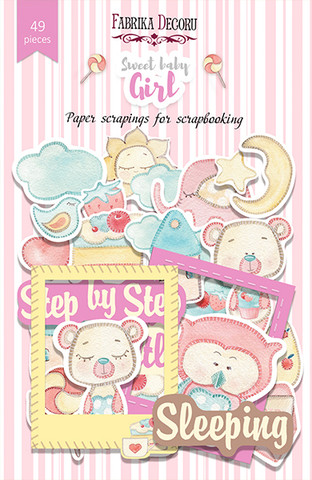 Sweet Baby Girl  Die Cuts -leikekuviopakkaus
