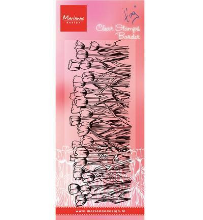 Tiny's Border: Tulips - leimasin