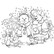 Snowmen - unmounted leimasin