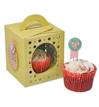 Sizzix Thinlits Plus: Cupcake Box  -stanssisetti