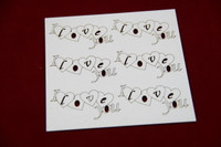 I Love You - leikekuvioarkki