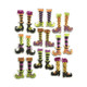 Halloween Puffy Stickers: Witch Feet