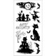 Halloween Clear stamps: Halloween Night  - setti