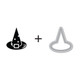 Halloween stamps & dies: Witch Cauldron  -setti