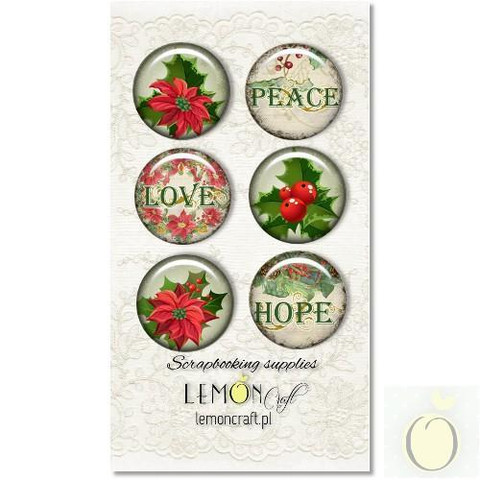 Christmas Greetings Flair Buttons -  koristeet