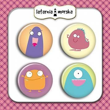 Flair Buttons: Monster Collection  -  koristeet