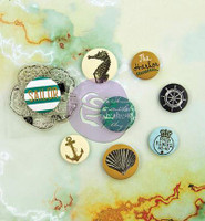 Seashore Flair Buttons & Clear Stamp - pakkaus