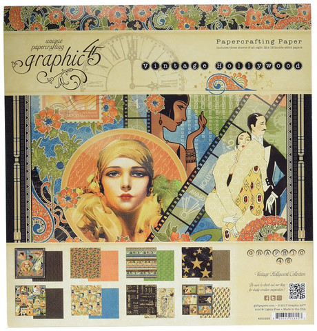 Vintage Hollywood 12x12 - paperikokoelma