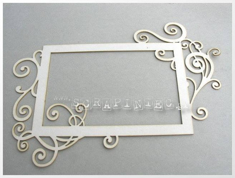 Rae Rectangle Frame 1 - leikekuvioarkki