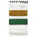 Premium Ribbon: Gold & Green - nauhapakkaus