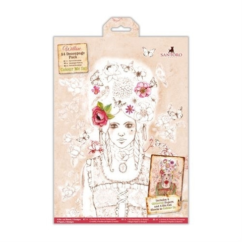 Willow A4 Decoupage Pack