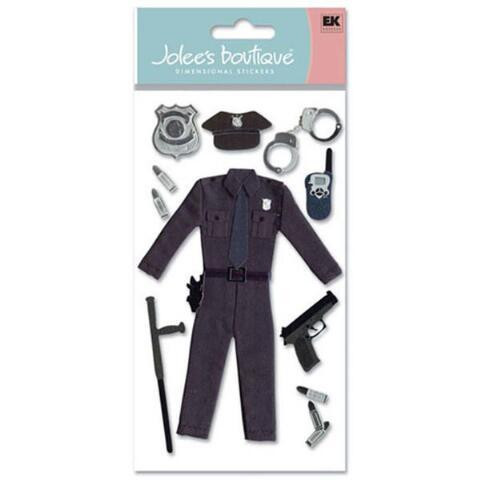 Jolee's Boutique 3D Stickers: Police Officer