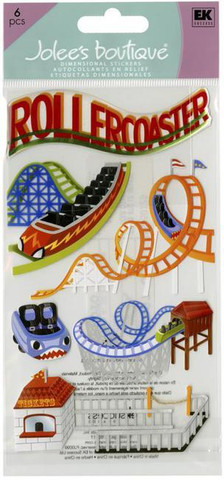 Jolee's Boutique 3D Stickers: Roller Coaster