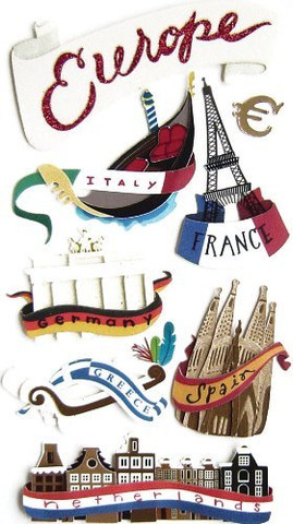 Jolee's Boutique 3D Stickers: Europe
