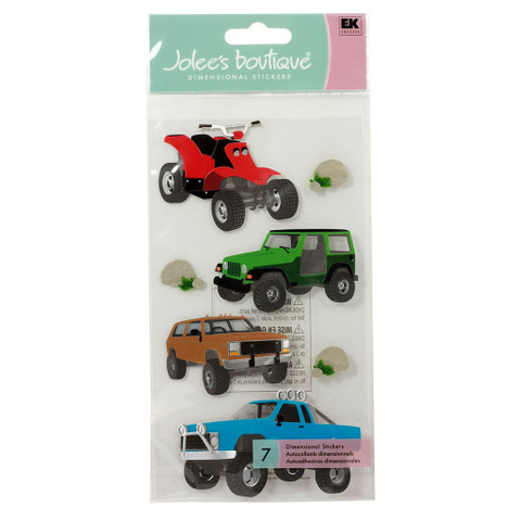 Jolee's Boutique 3D Stickers: Off Roading