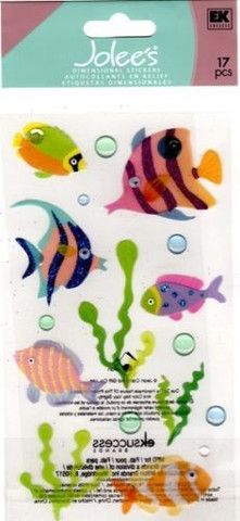 Jolee's Boutique 3D Stickers: Tropical Fish (vellum)