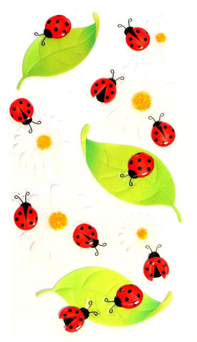Jolee's Boutique 3D Stickers: Vellum Ladybugs