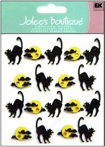 Jolee's Boutique 3D Dimensional Stickers: Arching Cats Repeats