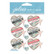 Jolee's Boutique 3D Dimensional Stickers: Map Heart Airplanes Repeat