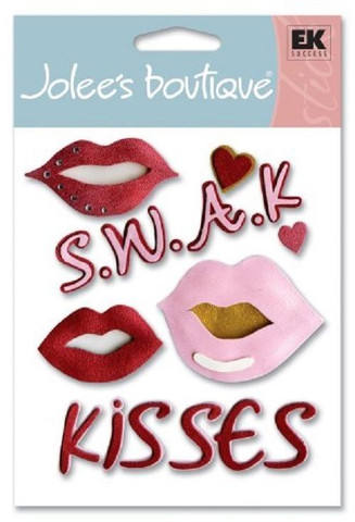 Jolee's Boutique 3D Dimensional Stickers: Sweet Kisses