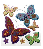 Jolee's Boutique 3D Dimensional Stickers: Colorful Butterflies