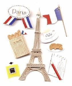 Jolee's Boutique 3D Dimensional Stickers: Paris