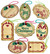 Jolee's Boutique 3D Dimensional Stickers: Mini Christmas Oval Tags Repeats