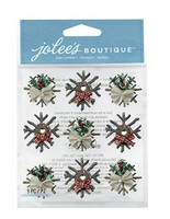 Jolee's Boutique 3D Dimensional Stickers: Chipboard Snowflakes
