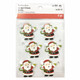 Christmas 3D Stickers: Santa